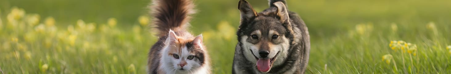 Dog and cat